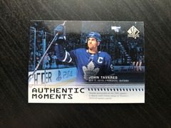 2019-20 Upper Deck SP Authentic Moments #112 John Tavares Maple Leafs